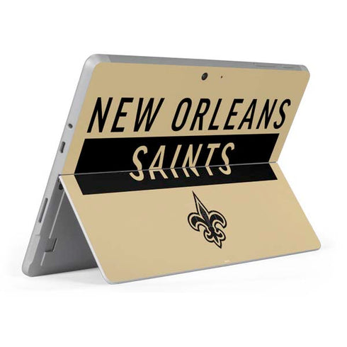 NFL New Orleans Saints Gold Performance Series Surface Go Skin