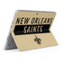 NFL New Orleans Saints Gold Performance Series Surface Go Skin