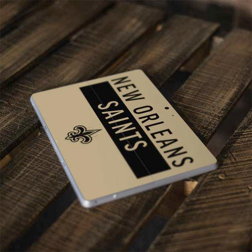 NFL New Orleans Saints Gold Performance Series Surface Go Skin