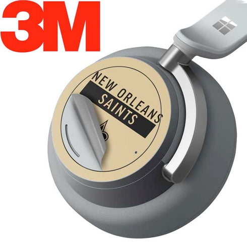 NFL New Orleans Saints Gold Performance Series Surface Headphones Skin