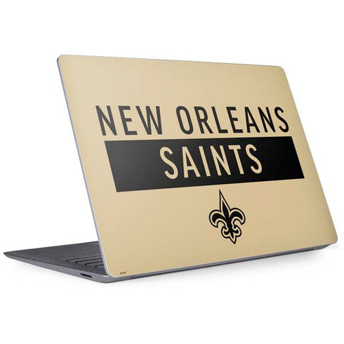 NFL New Orleans Saints Gold Performance Series Surface Laptop 3 13.5in Skin
