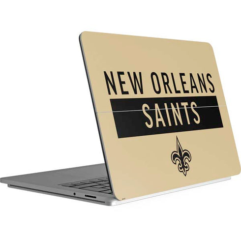 NFL New Orleans Saints Gold Performance Series Surface Laptop Studio Skin