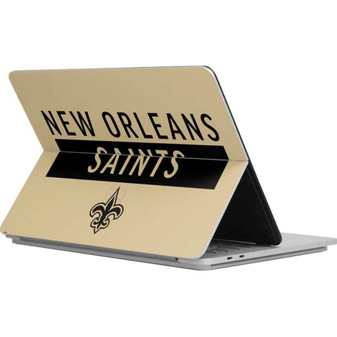 NFL New Orleans Saints Gold Performance Series Surface Laptop Studio Skin