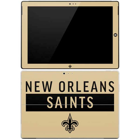 NFL New Orleans Saints Gold Performance Series Surface Pro 3 Skin