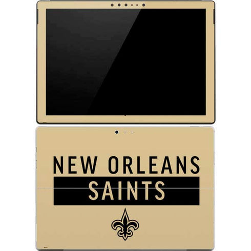 NFL New Orleans Saints Gold Performance Series Surface Pro 4 Skin