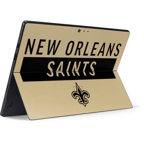 NFL New Orleans Saints Gold Performance Series Surface Pro 6 Skin