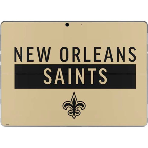 NFL New Orleans Saints Gold Performance Series Surface Pro 8 Skin