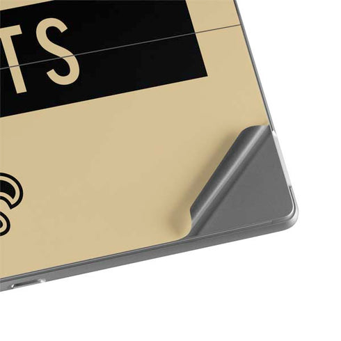 NFL New Orleans Saints Gold Performance Series Surface Pro 8 Skin