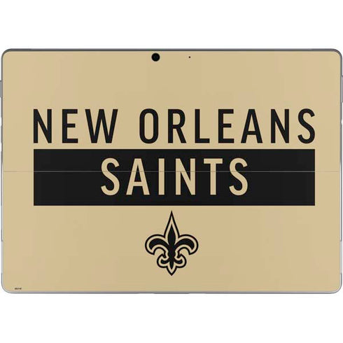 NFL New Orleans Saints Gold Performance Series Surface Pro 9 Skin