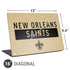 NFL New Orleans Saints Gold Performance Series Universal Laptop 16in (13 x 9.4in) Skin
