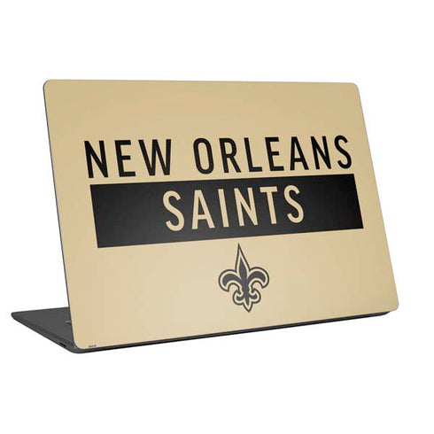 NFL New Orleans Saints Gold Performance Series Universal Laptop 16in (13 x 9.4in) Skin