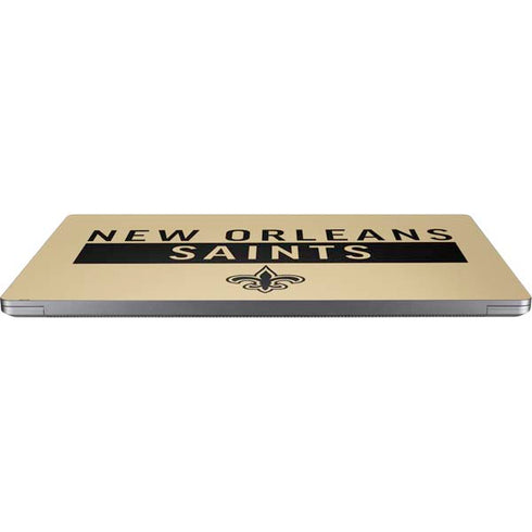 NFL New Orleans Saints Gold Performance Series Universal Laptop 16in (13 x 9.4in) Skin