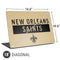 NFL New Orleans Saints Gold Performance Series Universal Laptop 18in (14.6 x 10.6in) Skin