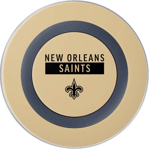 NFL New Orleans Saints Gold Performance Series Wireless Charger Skin