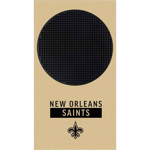 NFL New Orleans Saints Gold Performance Series Xbox Series S Bundle Skin