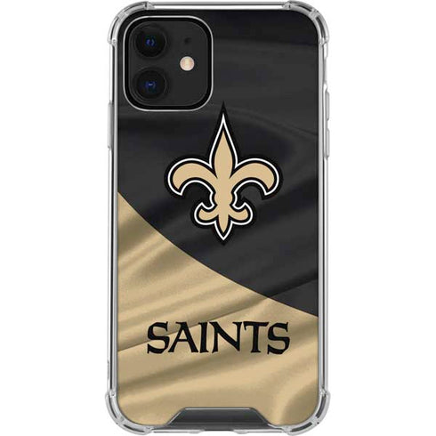 NFL New Orleans Saints iPhone 12 Clear Case