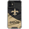 NFL New Orleans Saints iPhone 12 Clear Case