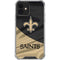 NFL New Orleans Saints iPhone 12 Mini Clear Case