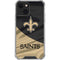 NFL New Orleans Saints iPhone 14 Clear Case