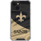 NFL New Orleans Saints iPhone 15 Plus Clear Case