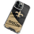 NFL New Orleans Saints iPhone 15 Pro Clear Case