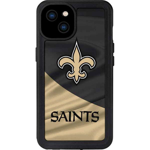 NFL New Orleans Saints iPhone 15 Plus Waterproof Case