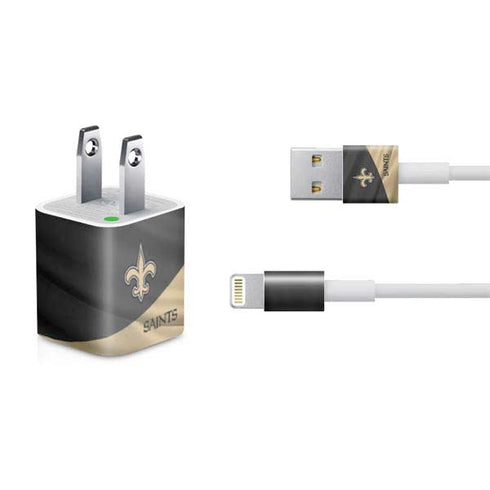 NFL New Orleans Saints iPhone Charger (5W USB) Skin