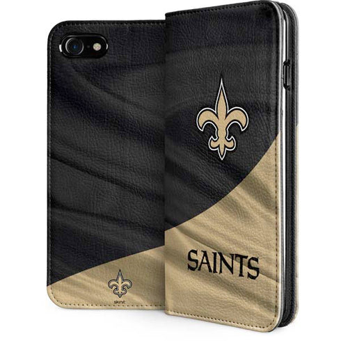 NFL New Orleans Saints iPhone SE (2nd & 3rd Gen) Folio Case