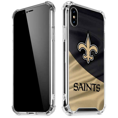NFL New Orleans Saints iPhone X/XS Clear Case
