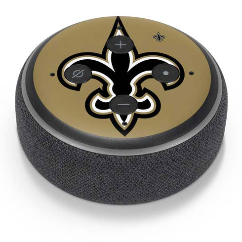 NFL New Orleans Saints Large Logo Amazon Echo Dot Skin