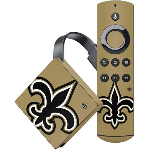 NFL New Orleans Saints Large Logo Amazon Fire TV Skin