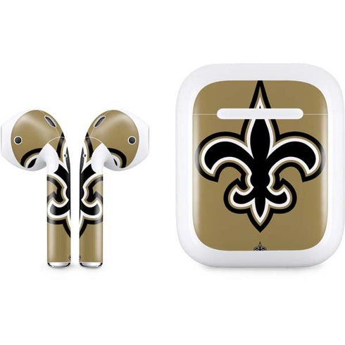 NFL New Orleans Saints Large Logo Apple AirPods Skin