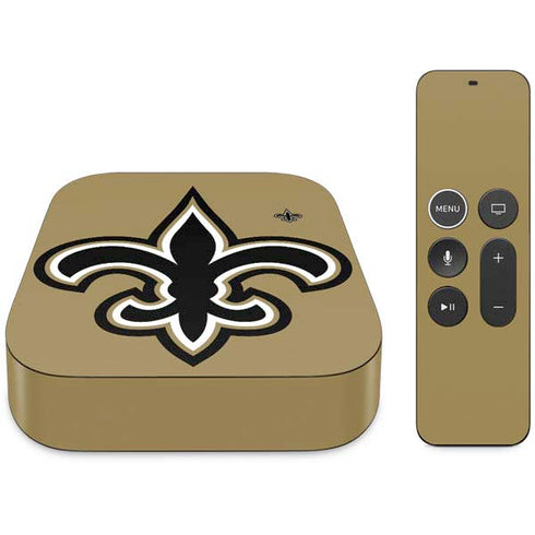 NFL New Orleans Saints Large Logo Apple TV Skin
