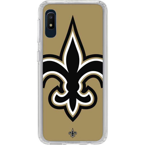 NFL New Orleans Saints Large Logo Galaxy A10e Clear Case