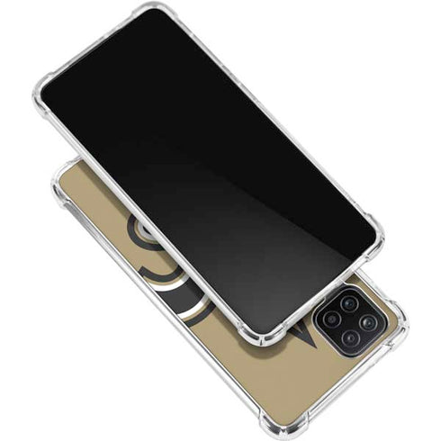 NFL New Orleans Saints Large Logo Galaxy A12 Clear Case