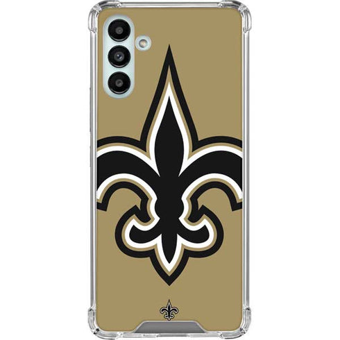 NFL New Orleans Saints Large Logo Galaxy A13 5G Clear Case
