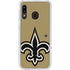NFL New Orleans Saints Large Logo Galaxy A20 Clear Case