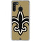 NFL New Orleans Saints Large Logo Galaxy A21 Clear Case