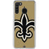 NFL New Orleans Saints Large Logo Galaxy A21 Clear Case