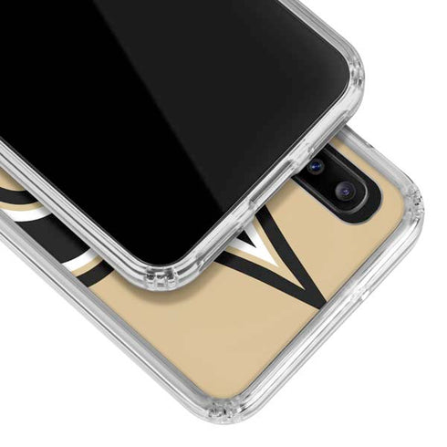 NFL New Orleans Saints Large Logo Galaxy A30 Clear Case
