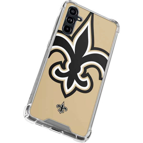 NFL New Orleans Saints Large Logo Galaxy A54 5G Clear Case