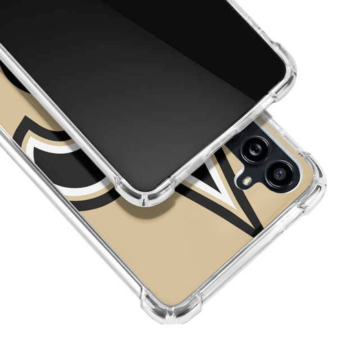 NFL New Orleans Saints Large Logo Galaxy A54 5G Clear Case