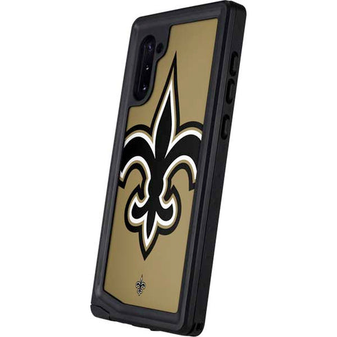 NFL New Orleans Saints Large Logo Galaxy Note 10 Waterproof Case