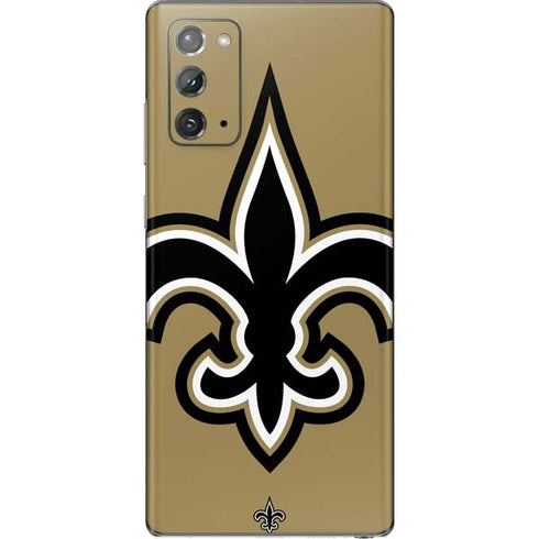 NFL New Orleans Saints Large Logo Galaxy Note20 5G Skin