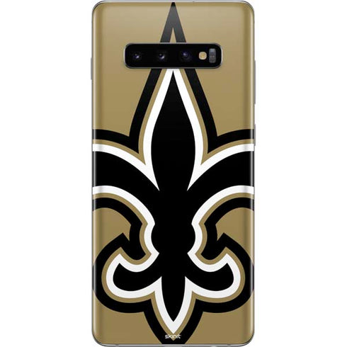 NFL New Orleans Saints Large Logo Galaxy S10 Plus Skin