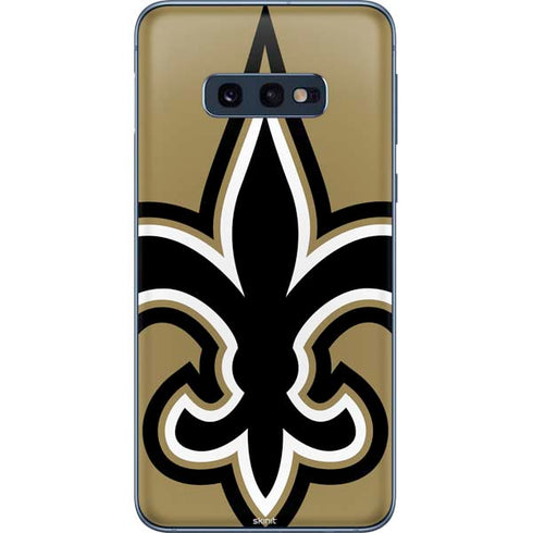 NFL New Orleans Saints Large Logo Galaxy S10e Skin