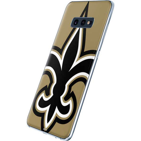 NFL New Orleans Saints Large Logo Galaxy S10e Skin