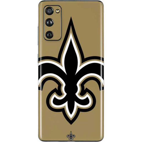 NFL New Orleans Saints Large Logo Galaxy S20 Fan Edition Skin