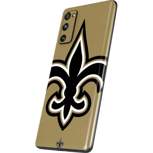 NFL New Orleans Saints Large Logo Galaxy S20 Fan Edition Skin