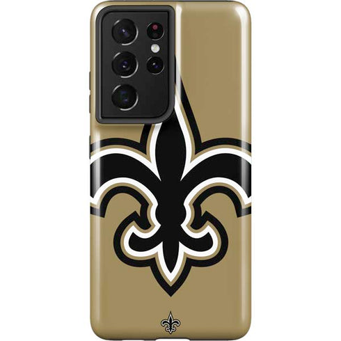 NFL New Orleans Saints Large Logo Galaxy S21 Ultra 5G Pro Case